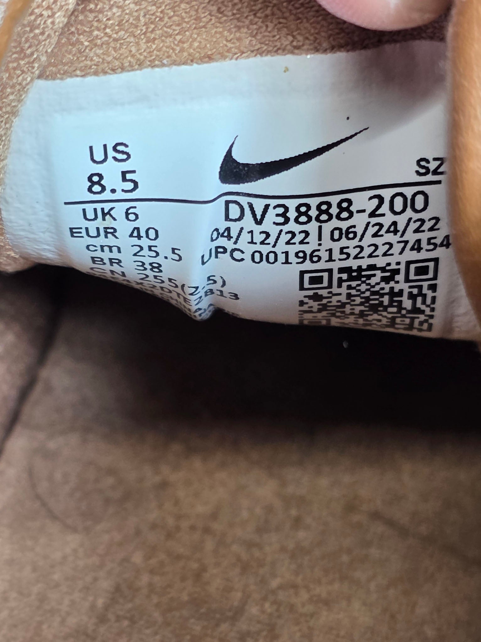 Nike Air Max 1 Ale Brown maat 40