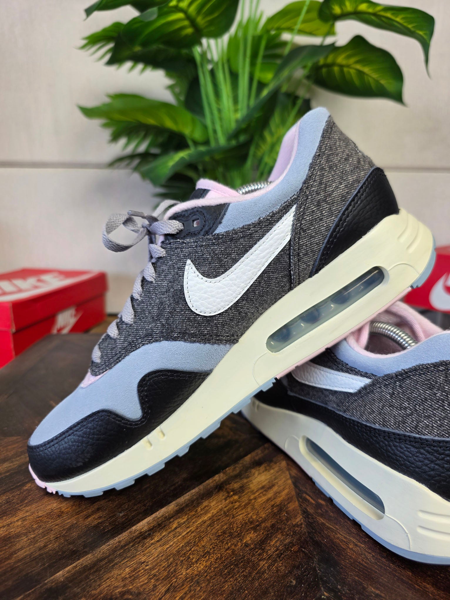 Nike Air Max 1 '86 OG Big Bubble Black Denim maat 44,5