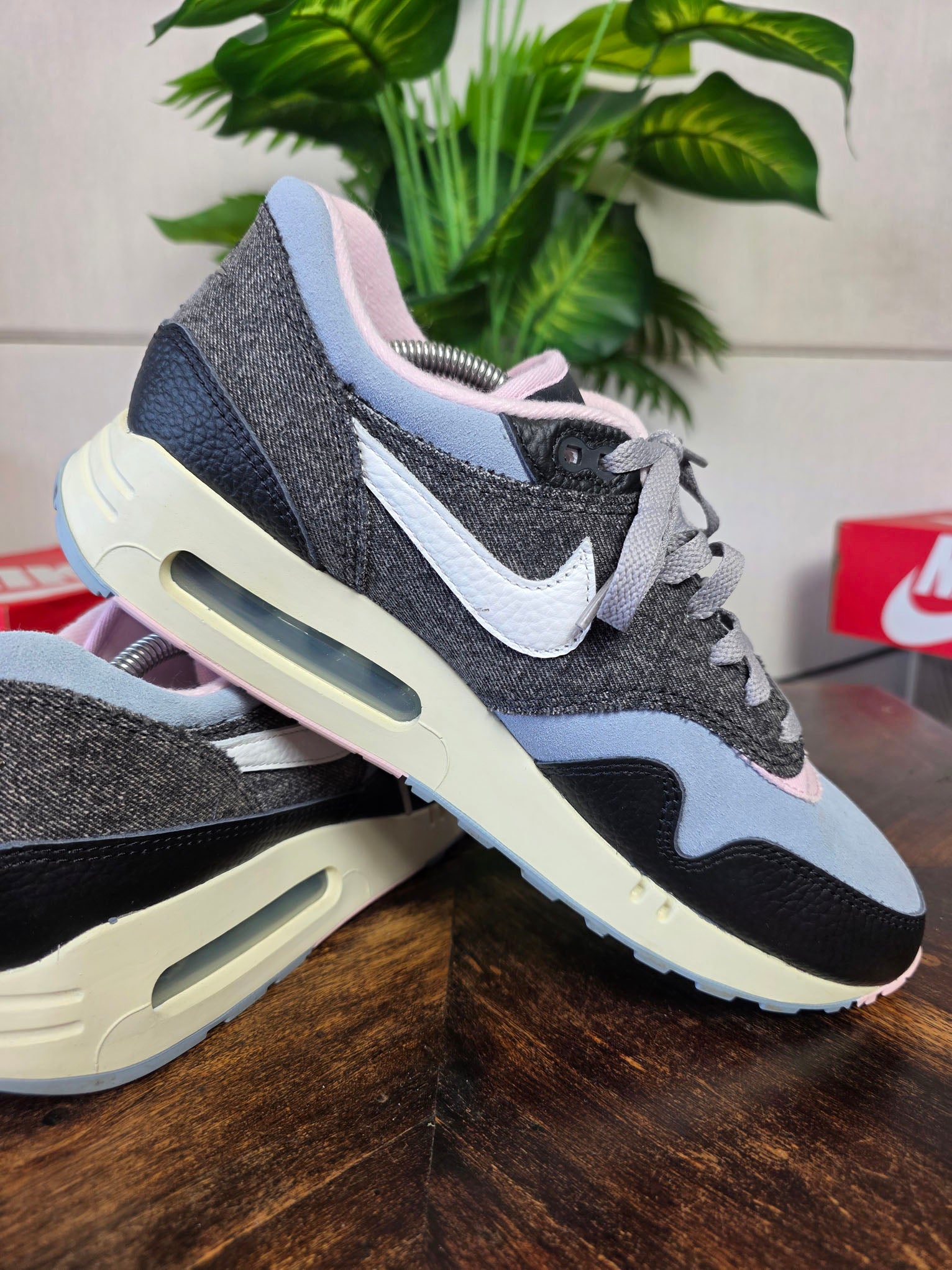 Nike Air Max 1 '86 OG Big Bubble Black Denim maat 44,5