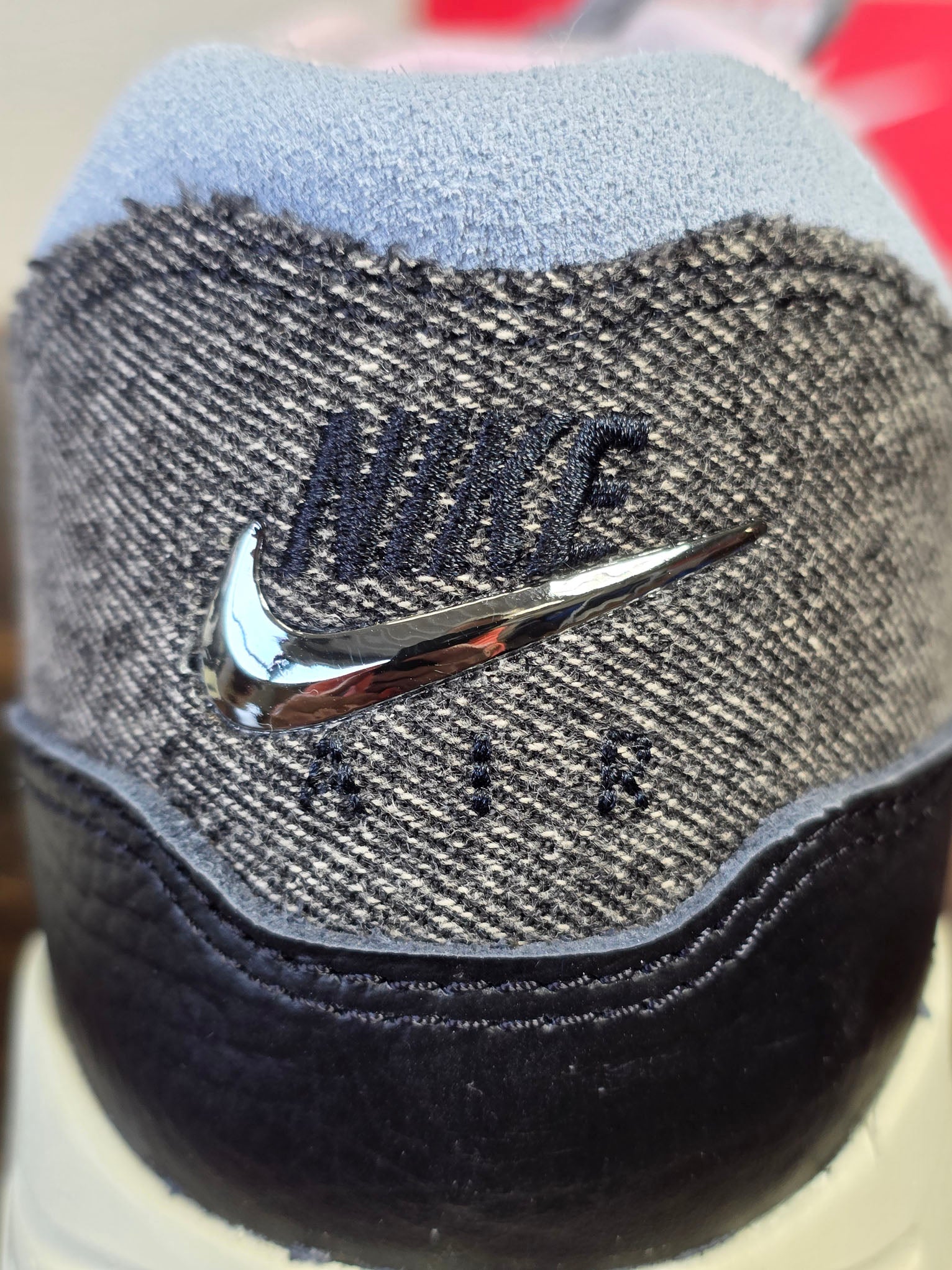 Nike Air Max 1 '86 OG Big Bubble Black Denim maat 44,5