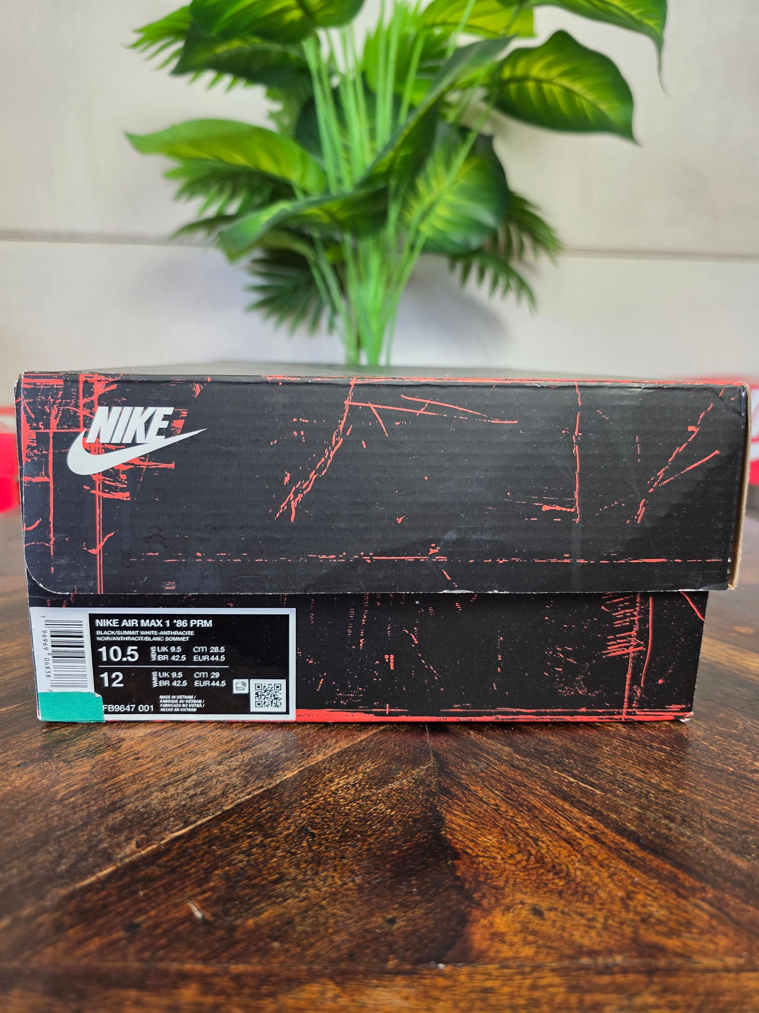 Nike Air Max 1 '86 OG Big Bubble Black Denim maat 44,5