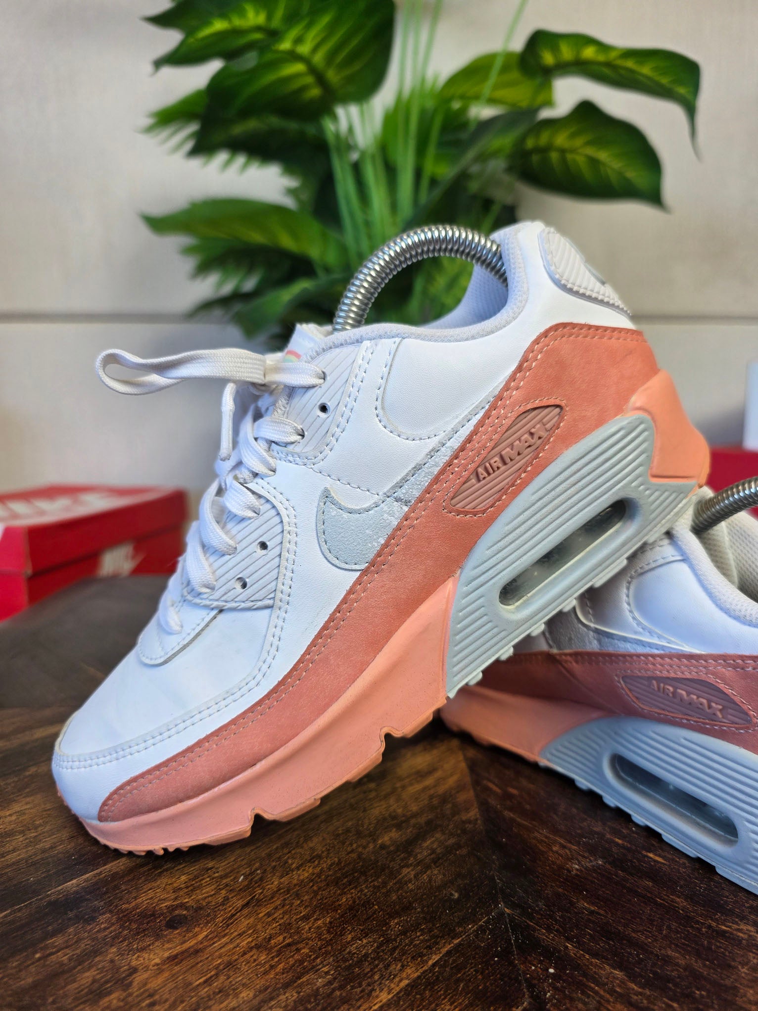 Nike Air Max 90 LTR Rainbow Salmon maat 38