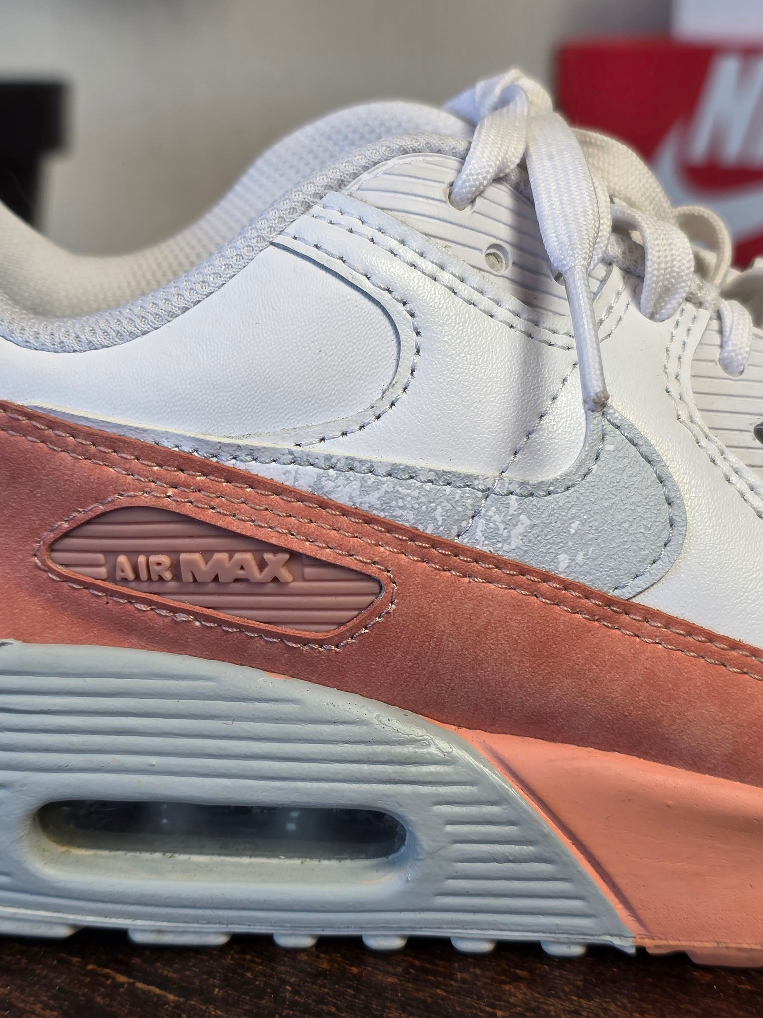 Nike Air Max 90 LTR Rainbow Salmon maat 38