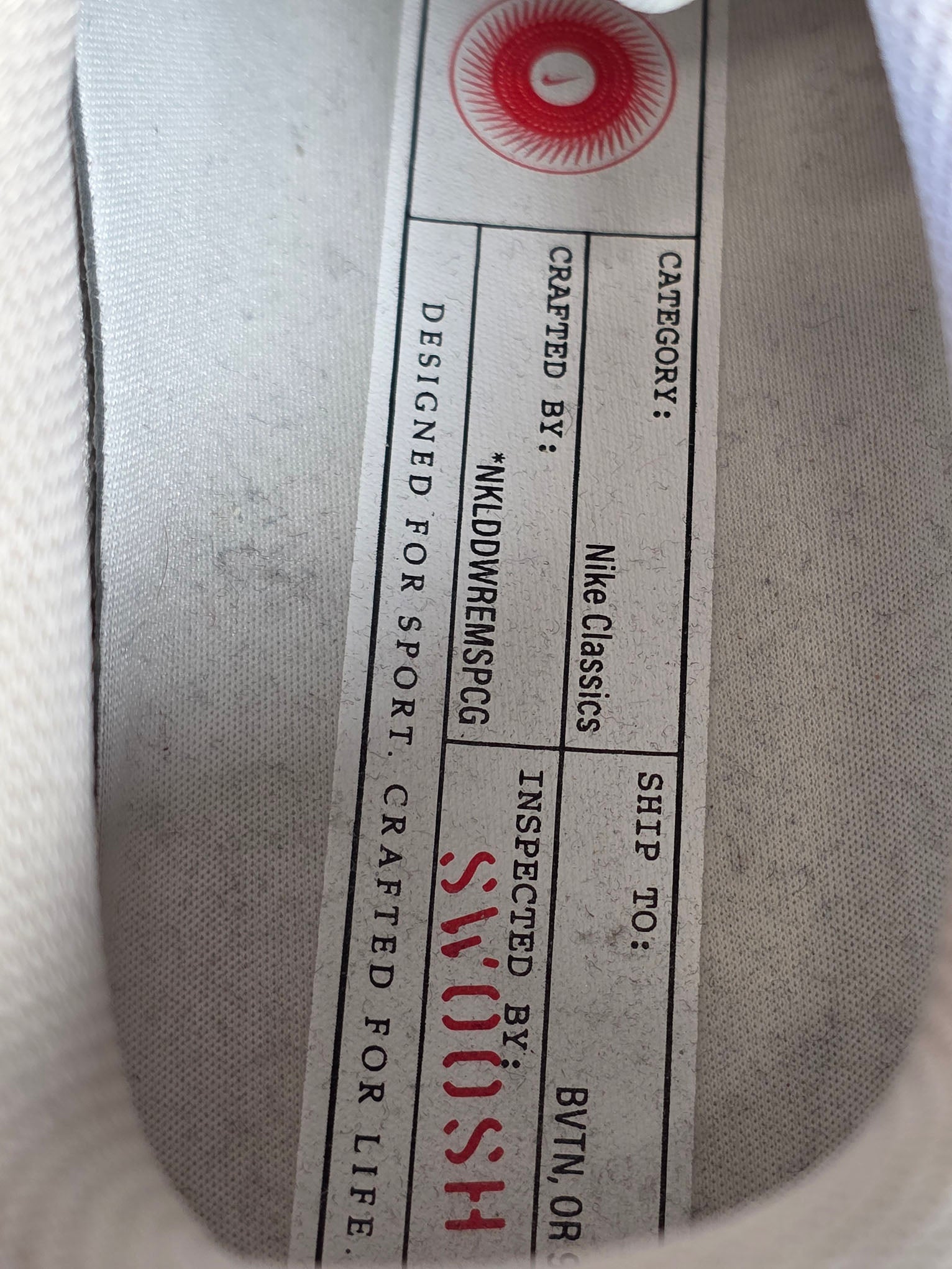 Nike Air Force 1 Low '07 Inspected By Swoosh maat 43