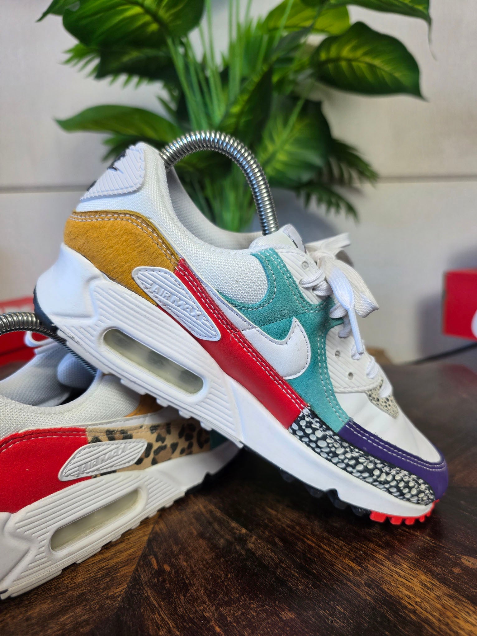 Nike Air Max 90 SE Animal White maat 38
