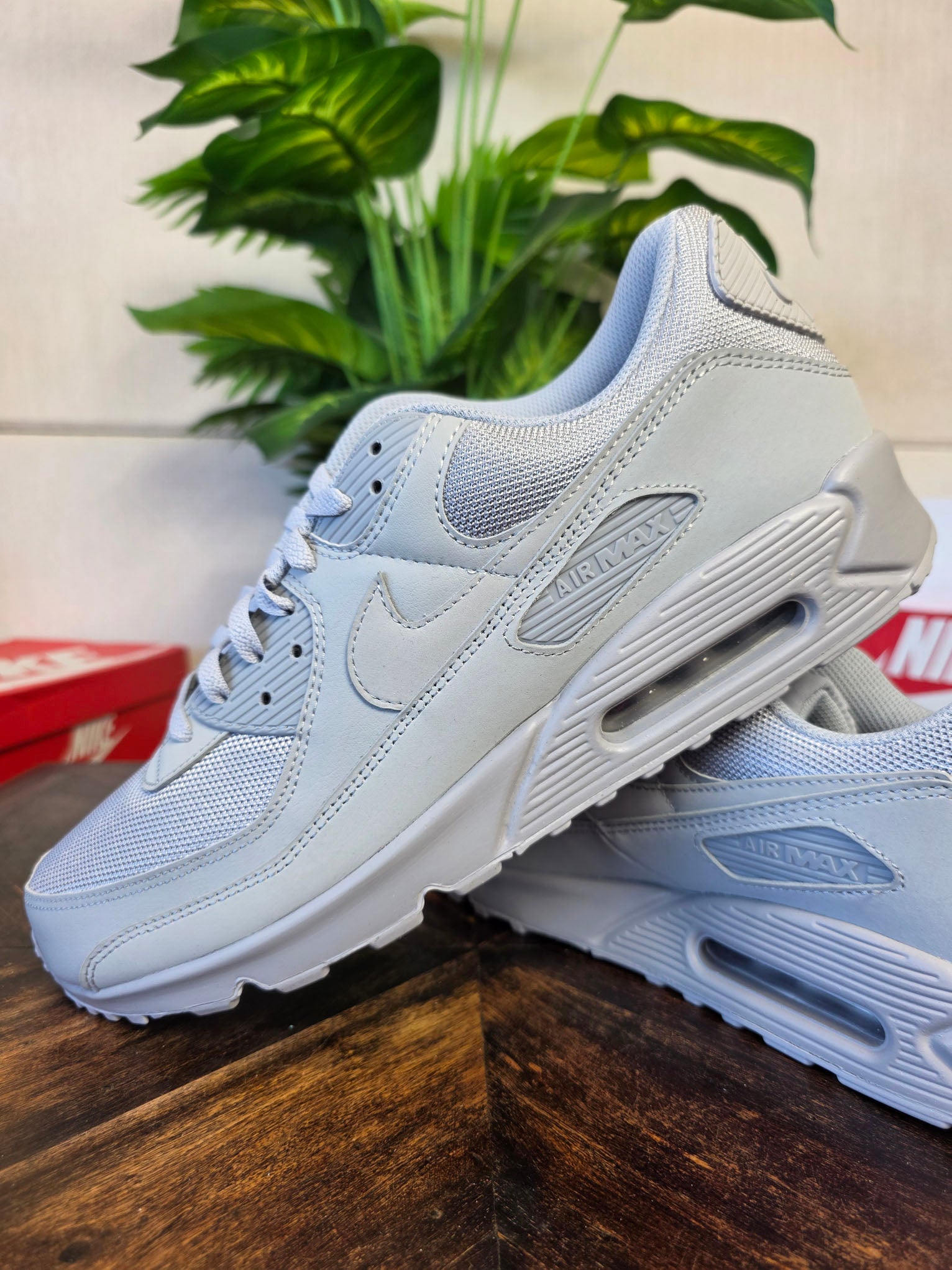 Nike Air Max 90 Recraft Wolf Grey maat 49,5