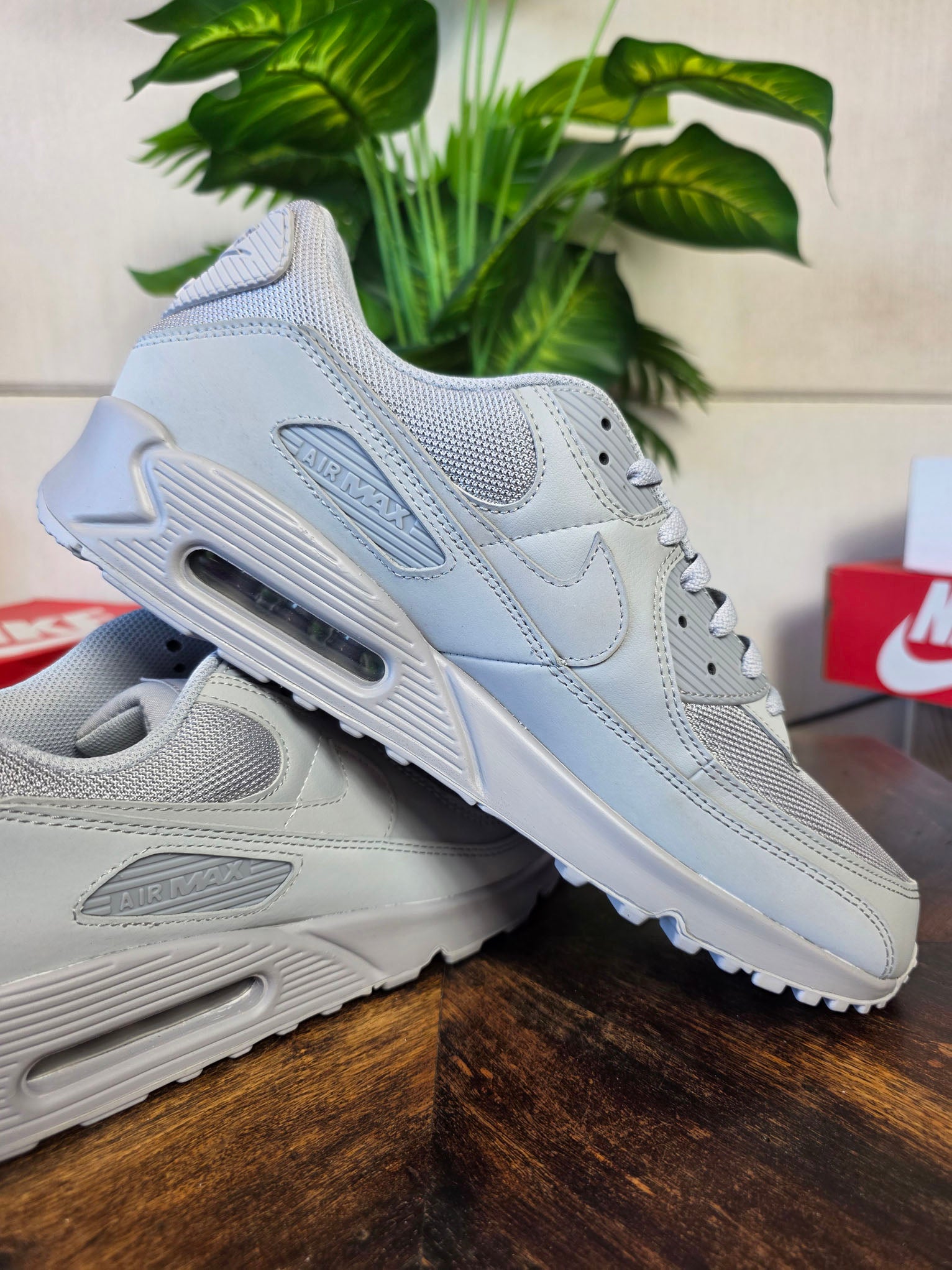 Nike Air Max 90 Recraft Wolf Grey maat 49,5