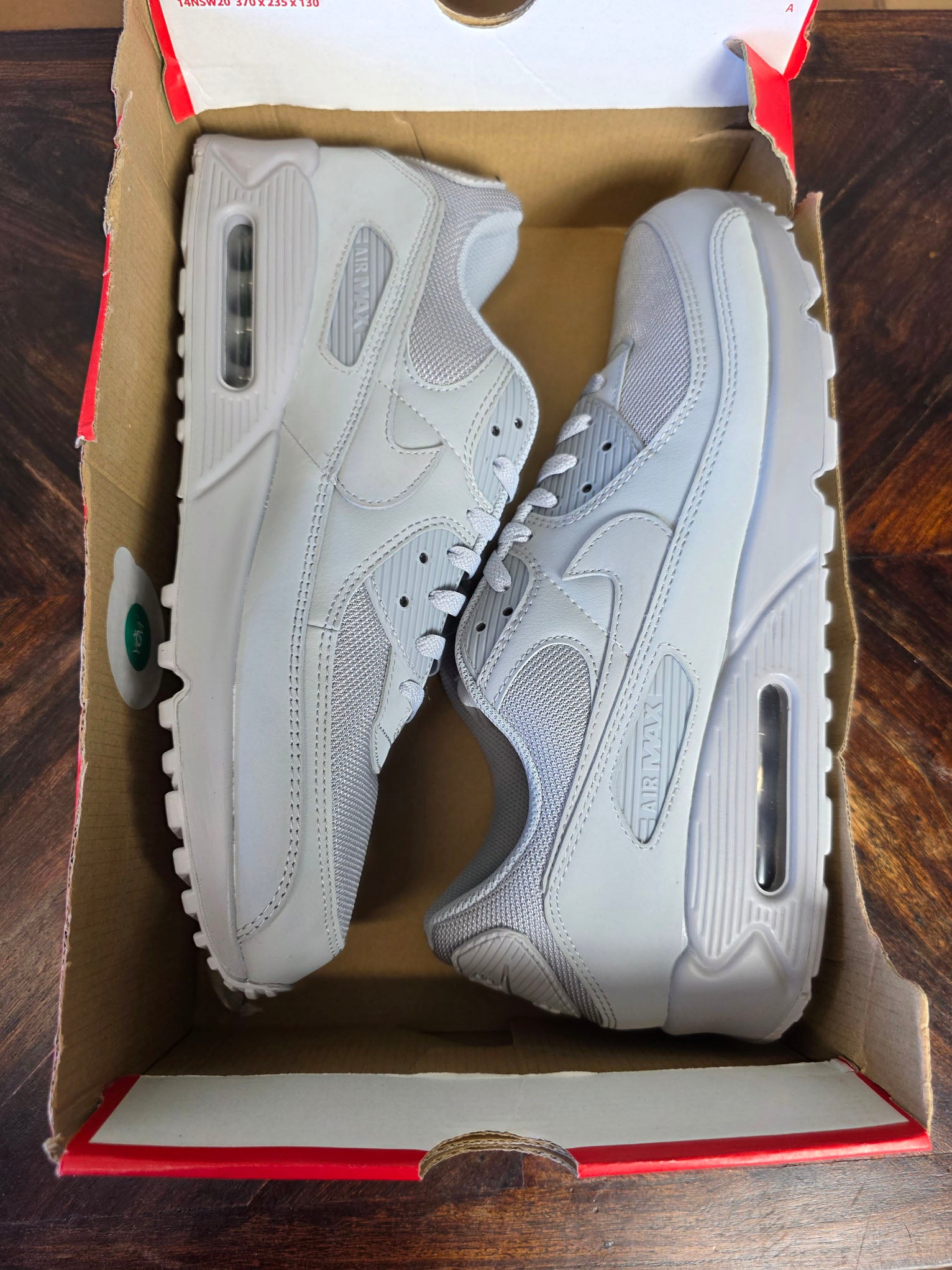 Nike Air Max 90 Recraft Wolf Grey maat 49,5