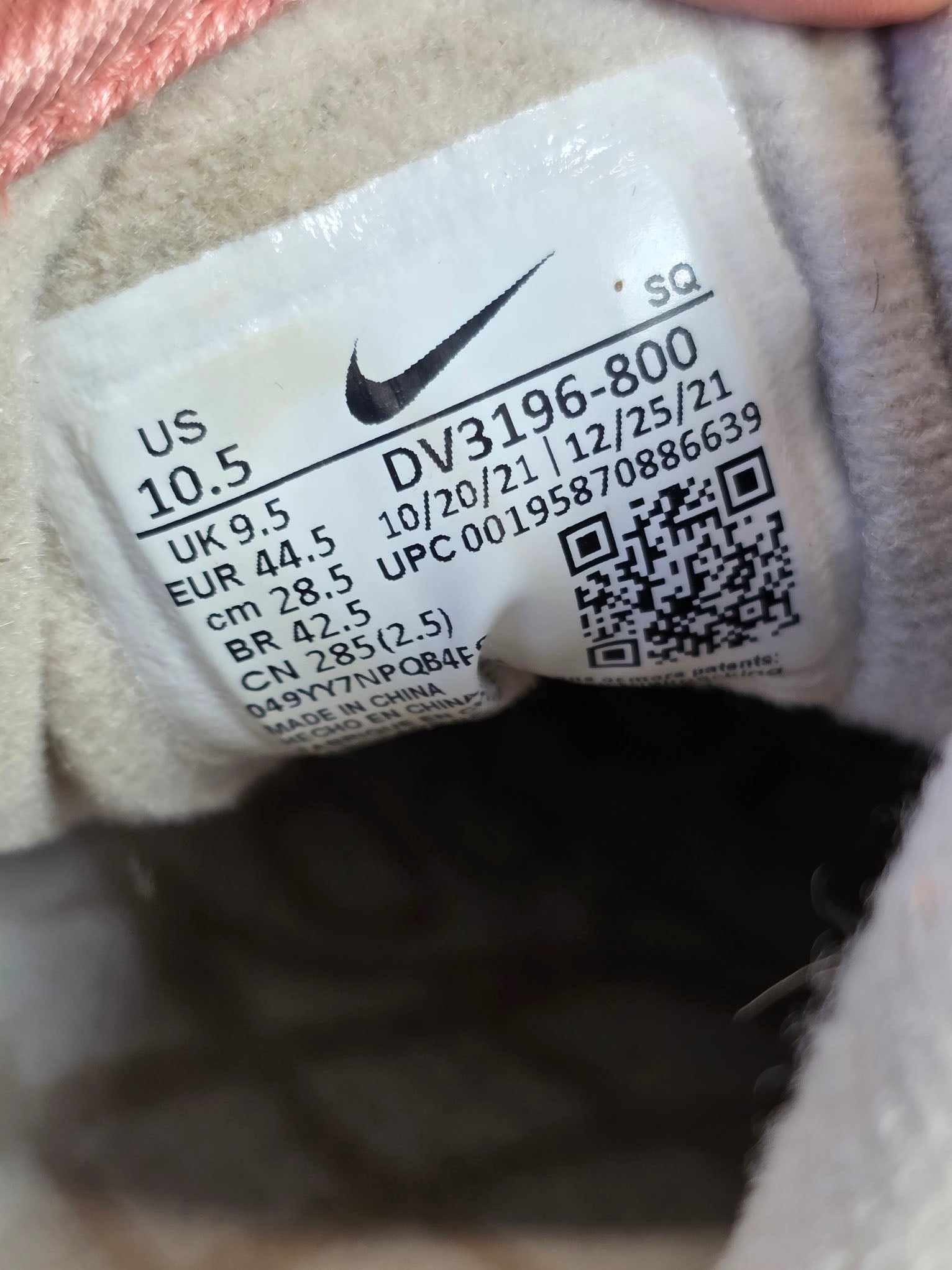 Nike Air Max 1 Madder Root maat 44,5
