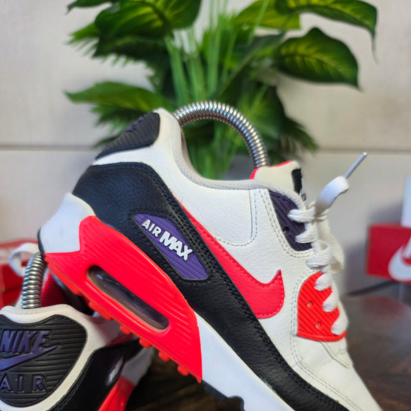 Nike Air Max 90 LTR White Crimson maat 36