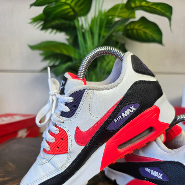 Nike Air Max 90 LTR White Crimson maat 36