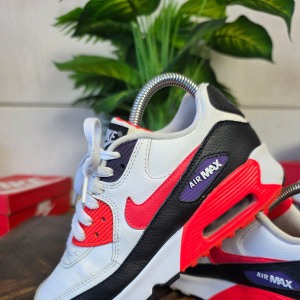 Nike Air Max 90 LTR White Crimson maat 36