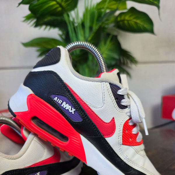 Nike Air Max 90 LTR White Crimson maat 36
