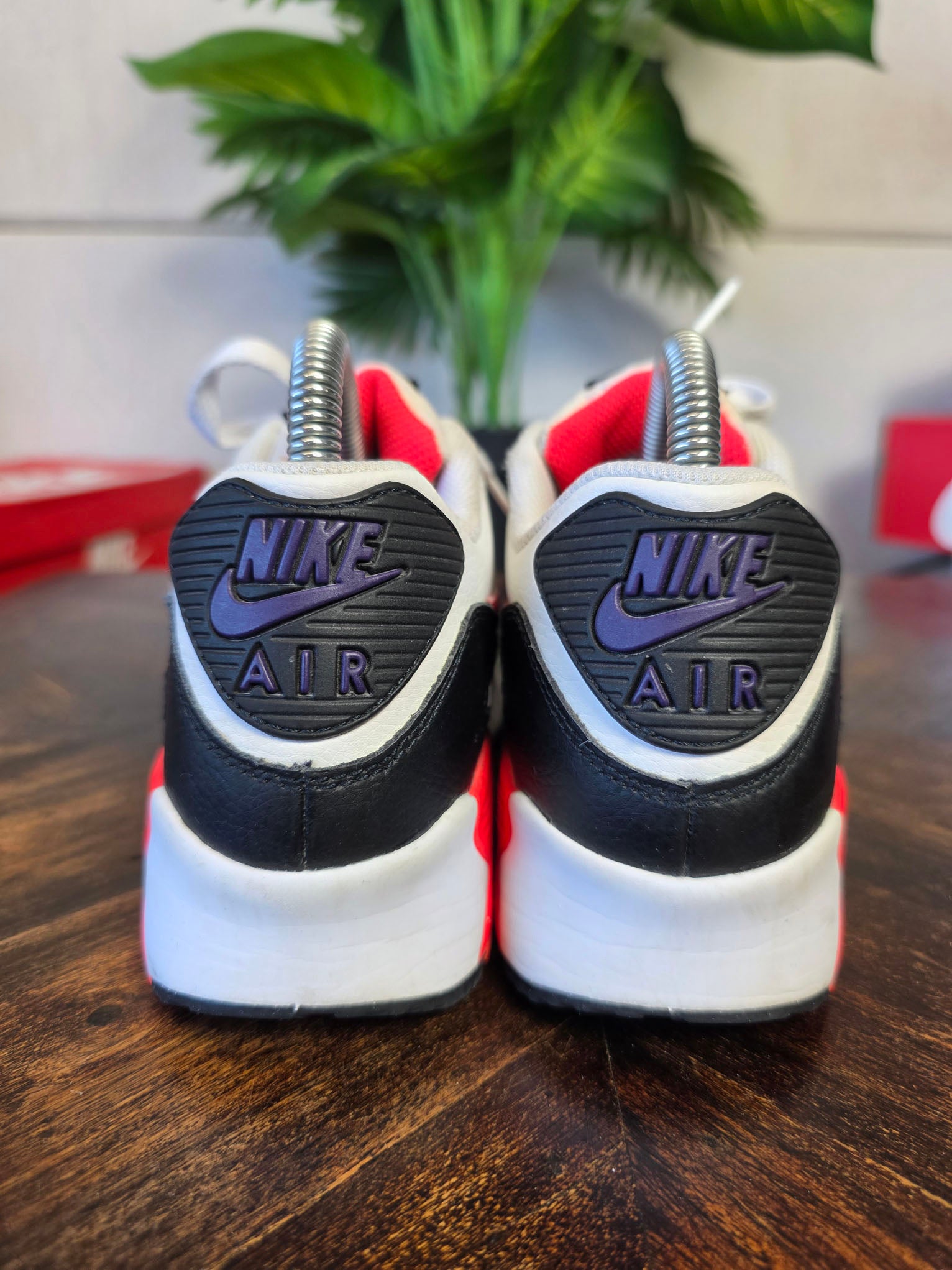 Nike Air Max 90 LTR White Crimson maat 36