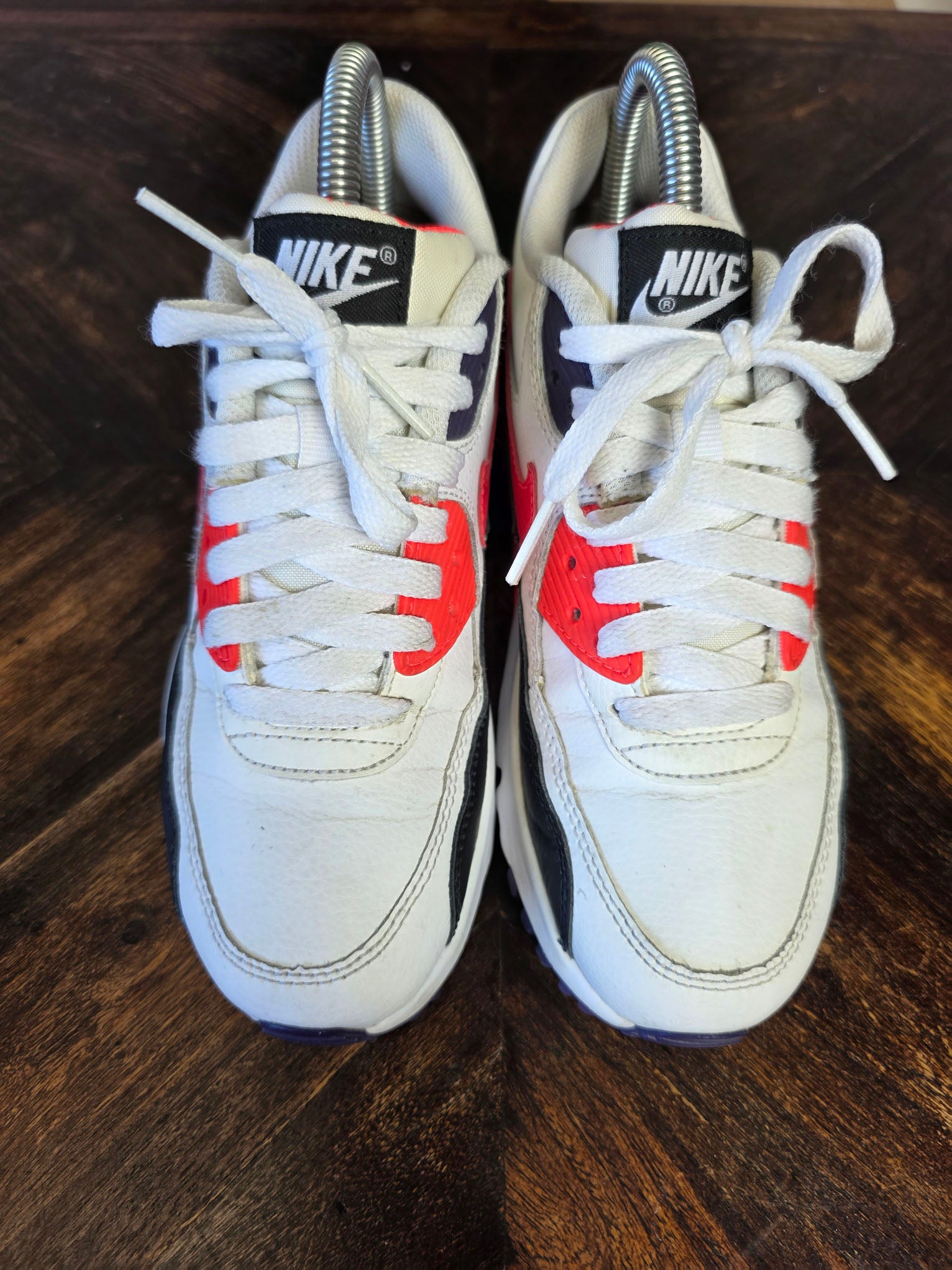 Nike Air Max 90 LTR White Crimson maat 36