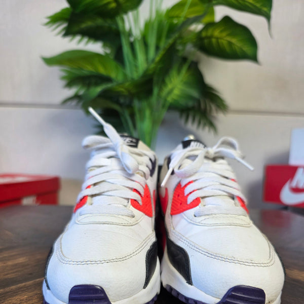 Nike Air Max 90 LTR White Crimson maat 36