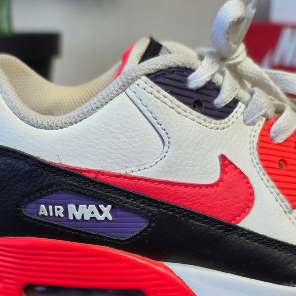 Nike Air Max 90 LTR White Crimson maat 36