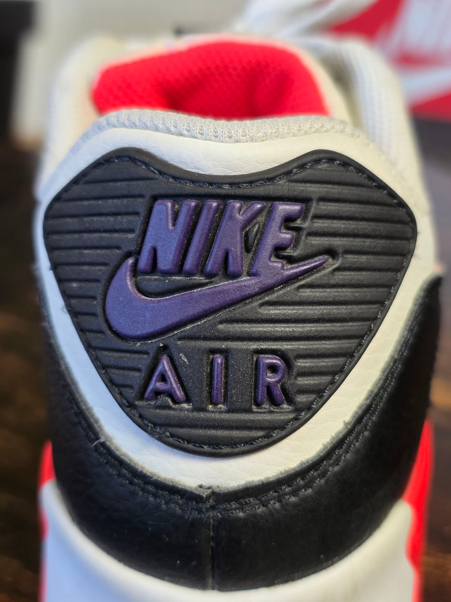 Nike Air Max 90 LTR White Crimson maat 36