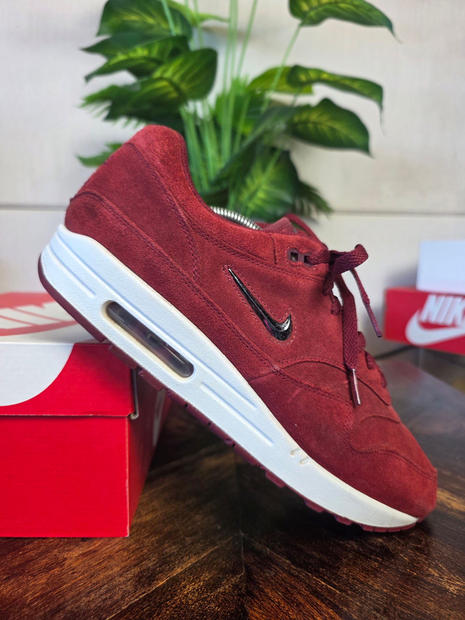 Nike Air Max 1 Premium SC Jewel Team Red maat 45