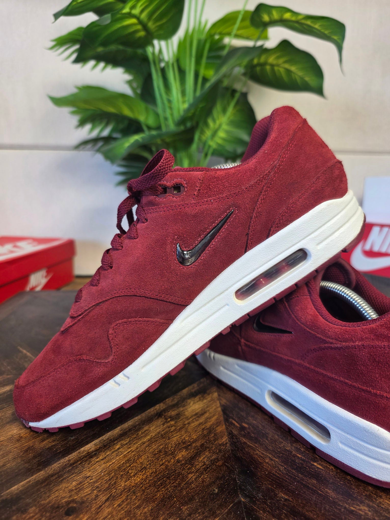 Nike Air Max 1 Premium SC Jewel Team Red maat 45