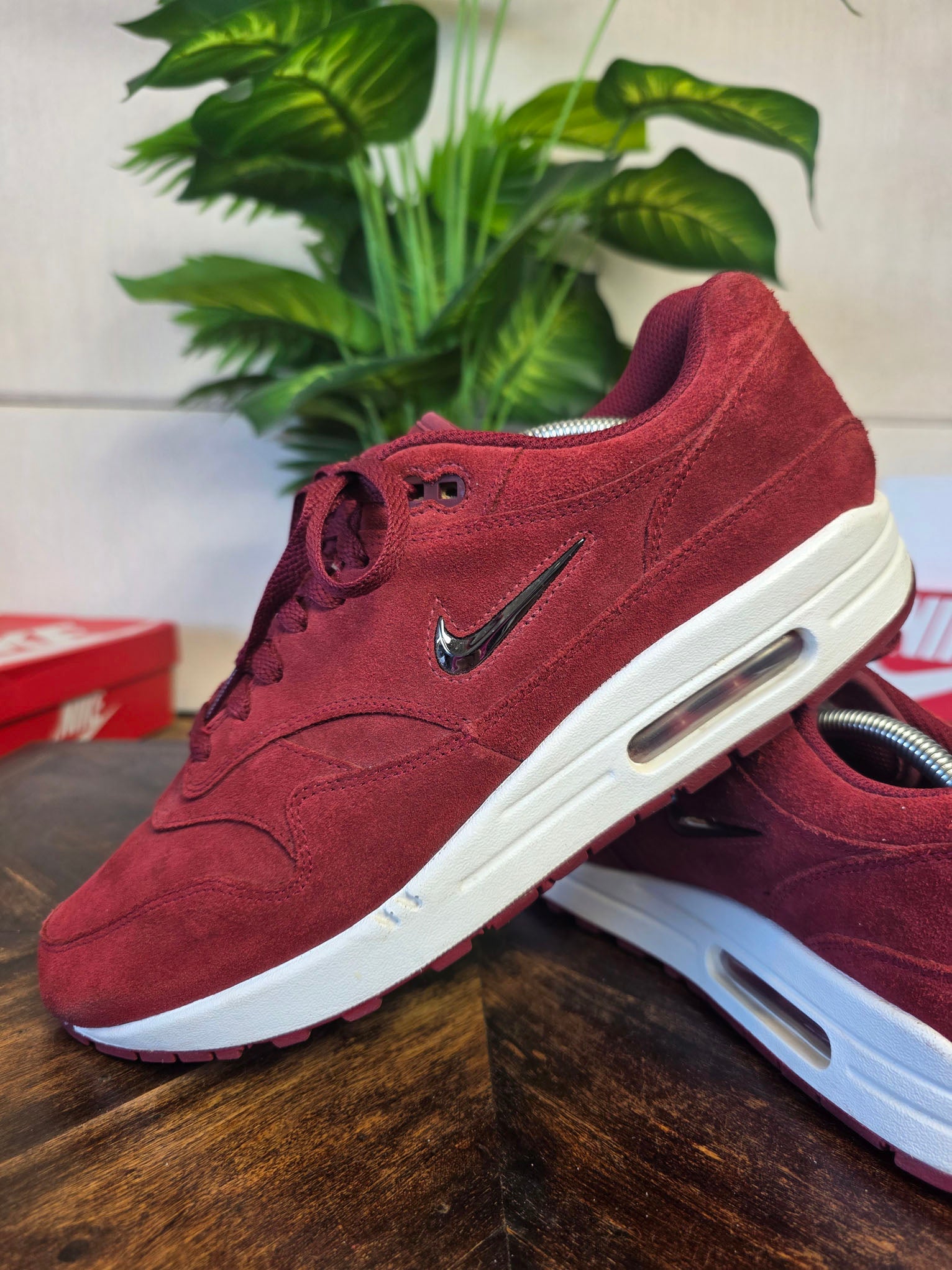 Nike Air Max 1 Premium SC Jewel Team Red maat 45