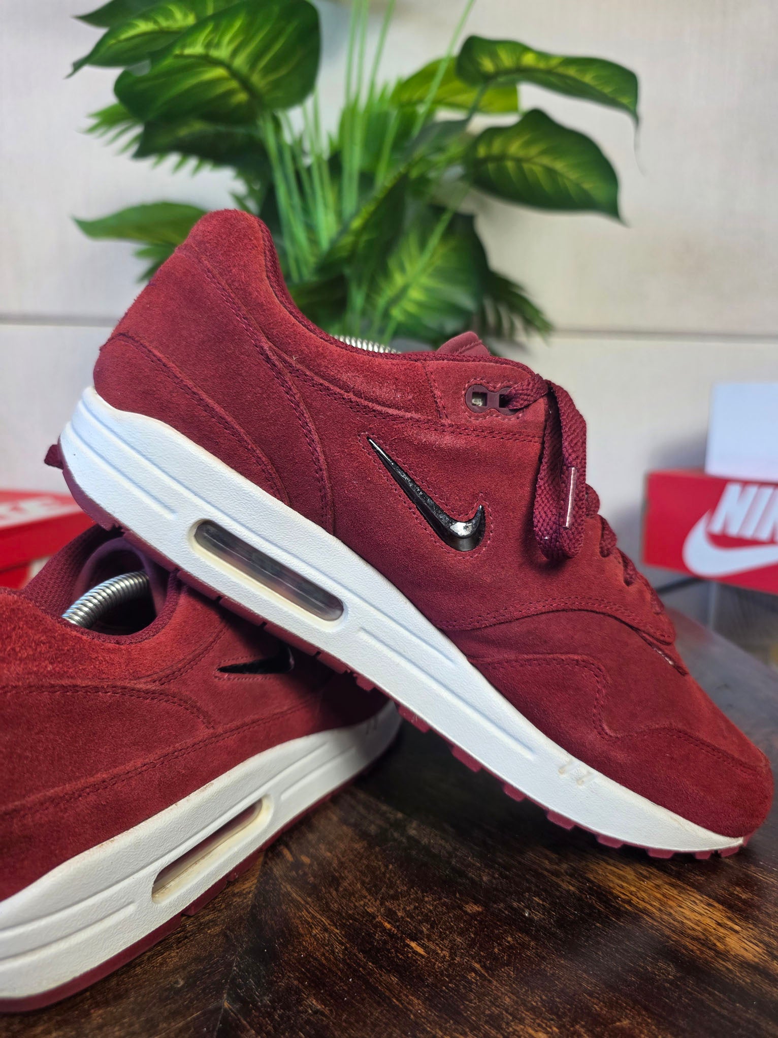 Nike Air Max 1 Premium SC Jewel Team Red maat 45