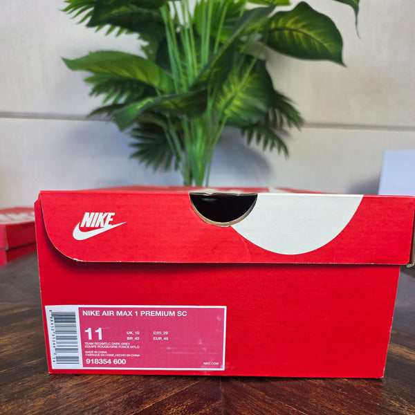 Nike Air Max 1 Premium SC Jewel Team Red maat 45