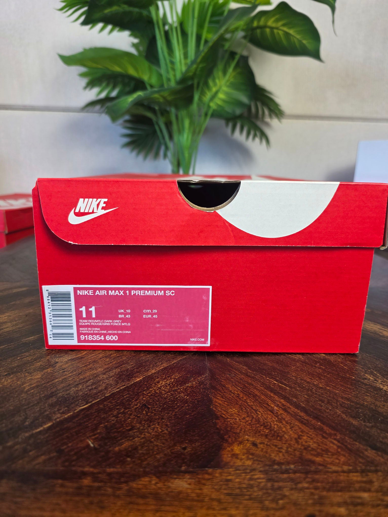 Nike Air Max 1 Premium SC Jewel Team Red maat 45