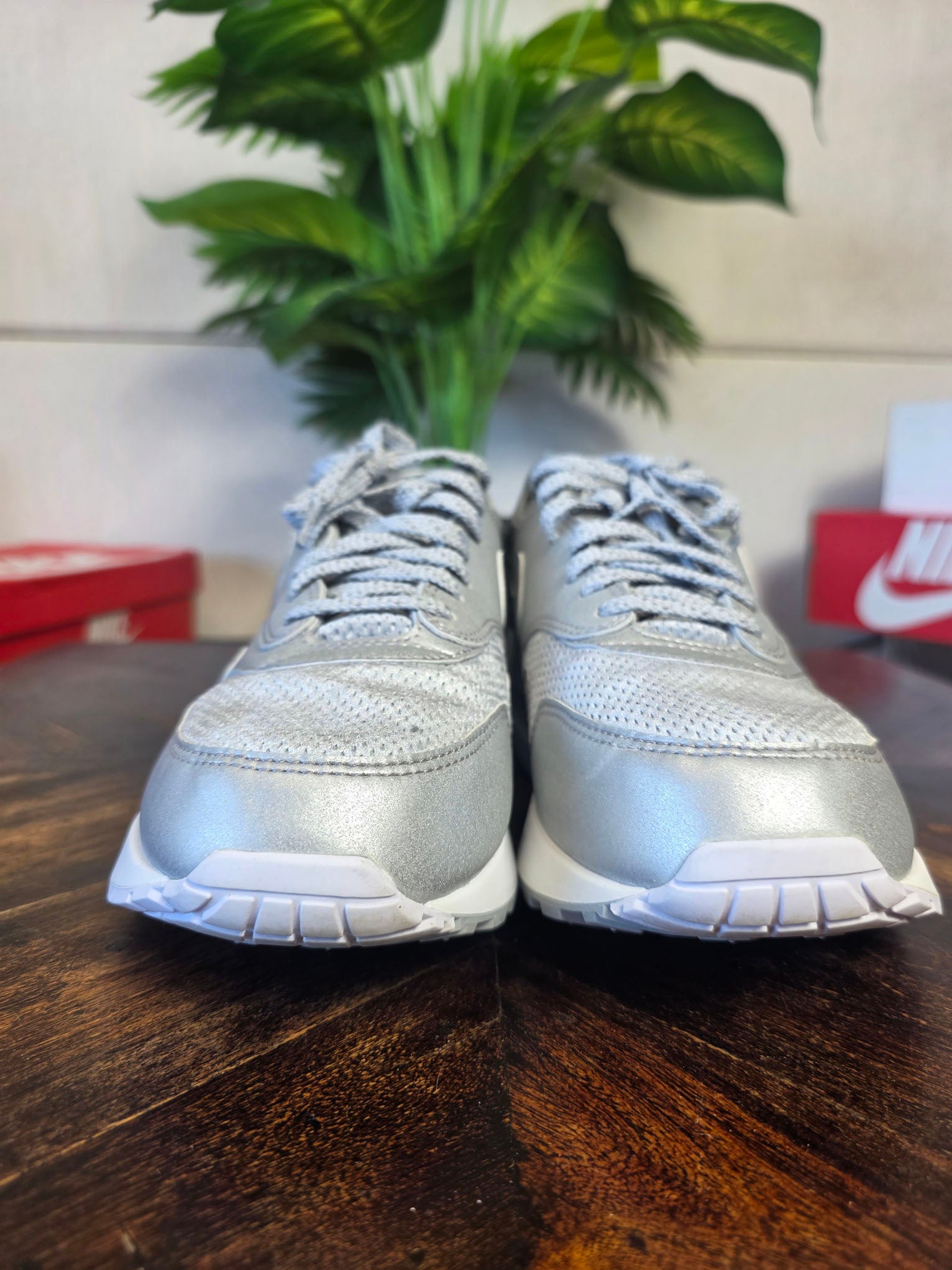 Nike Air Max 1 '86 OG Big Bubble Metallic Silver maat 46