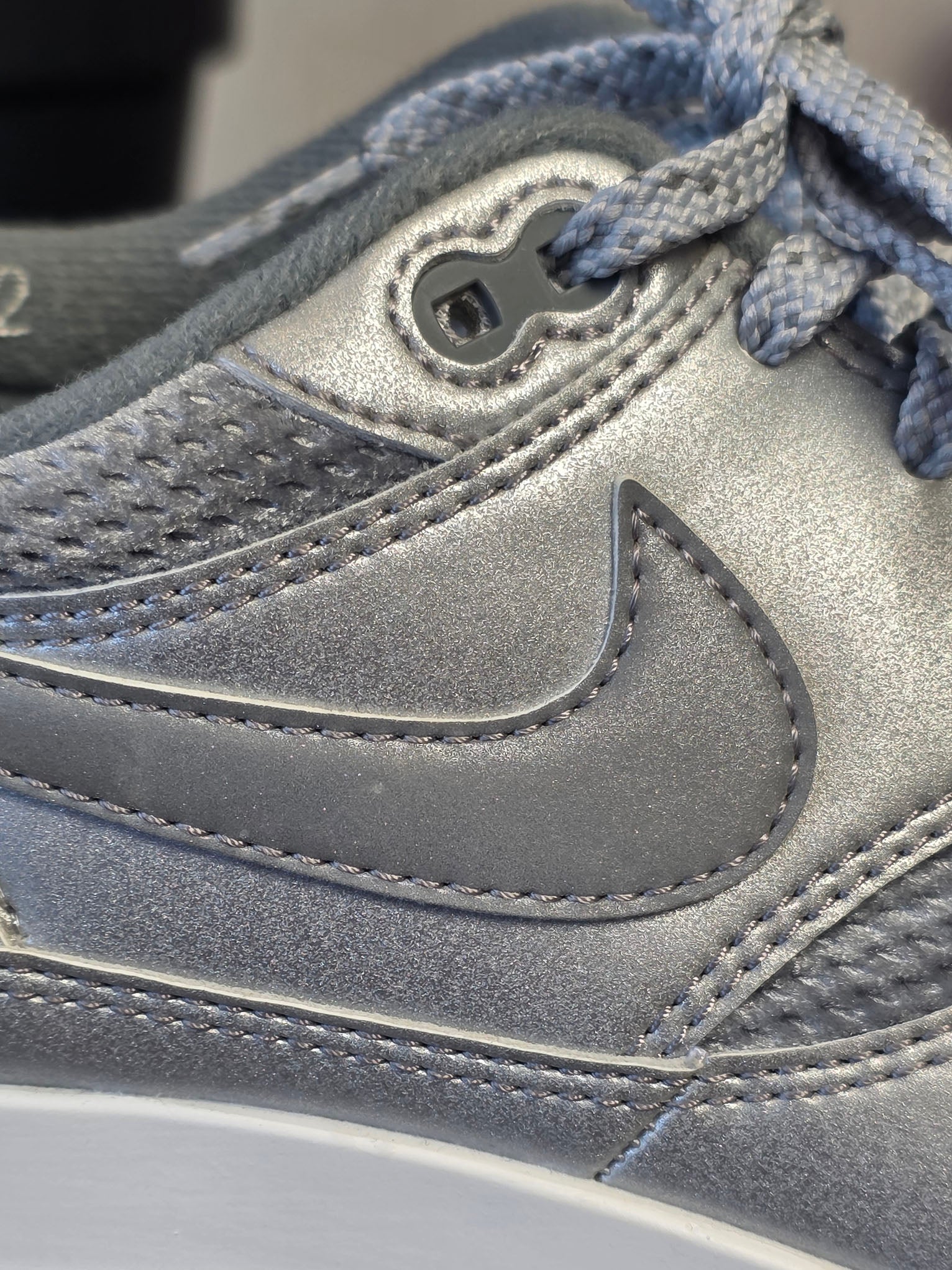 Nike Air Max 1 '86 OG Big Bubble Metallic Silver maat 46