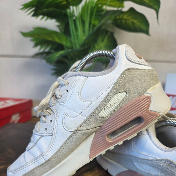 Nike Air Max 90 GS White Metallic Red Bronze maat 40