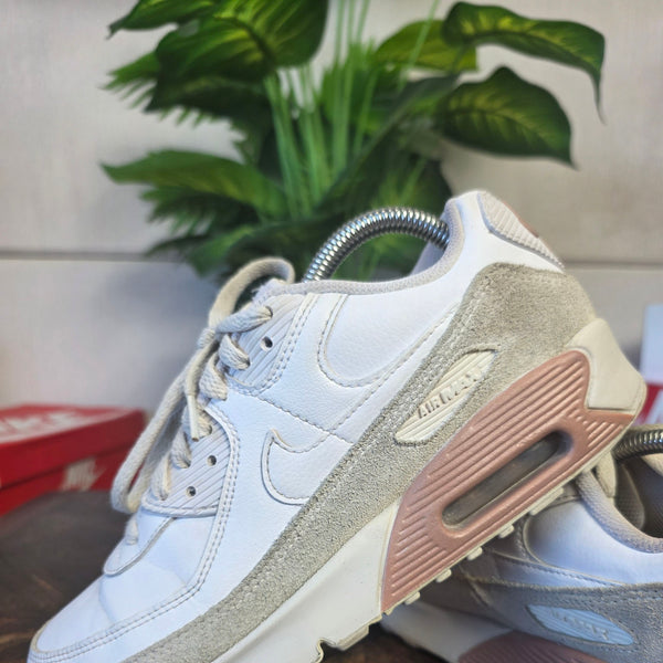 Nike Air Max 90 GS White Metallic Red Bronze maat 40