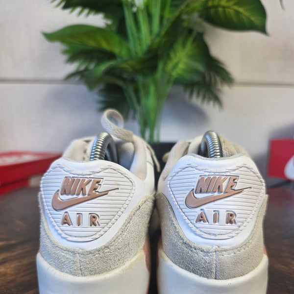 Nike Air Max 90 GS White Metallic Red Bronze maat 40
