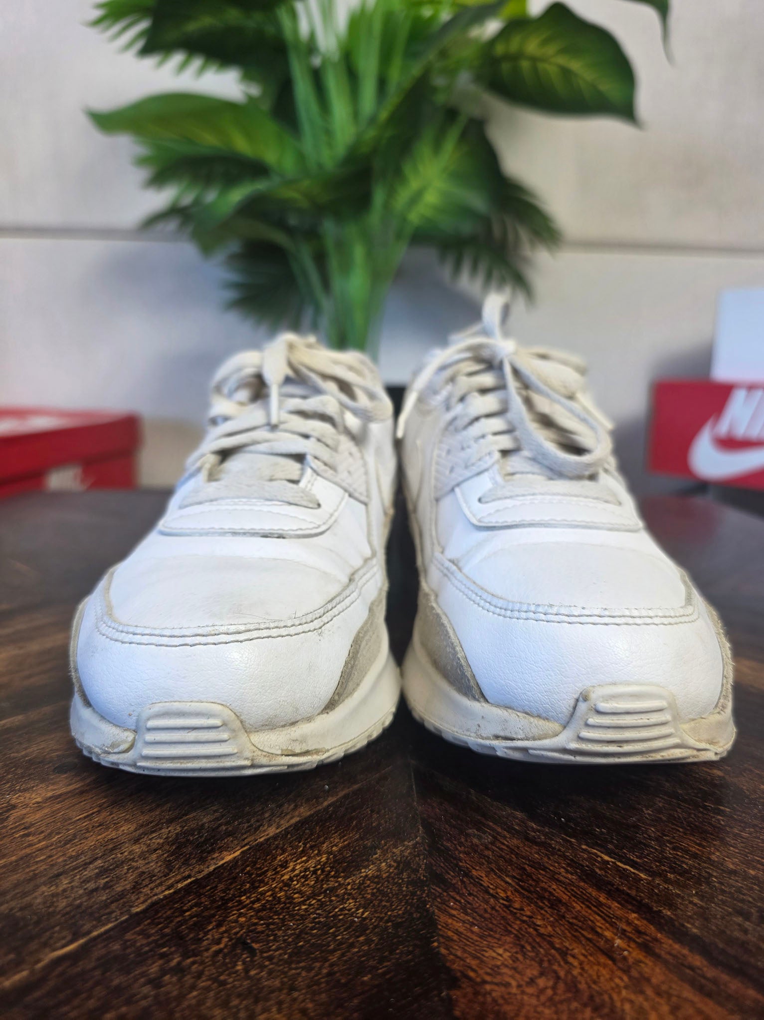 Nike Air Max 90 GS White Metallic Red Bronze maat 40