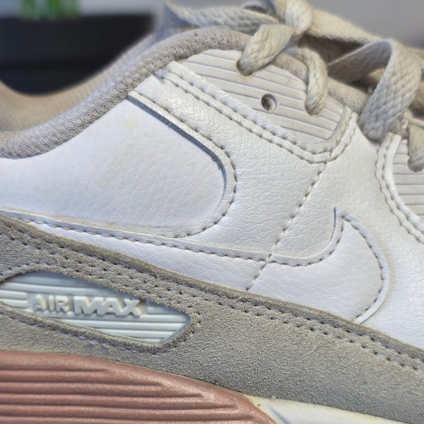 Nike Air Max 90 GS White Metallic Red Bronze maat 40