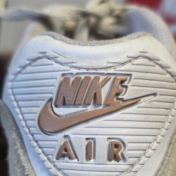 Nike Air Max 90 GS White Metallic Red Bronze maat 40
