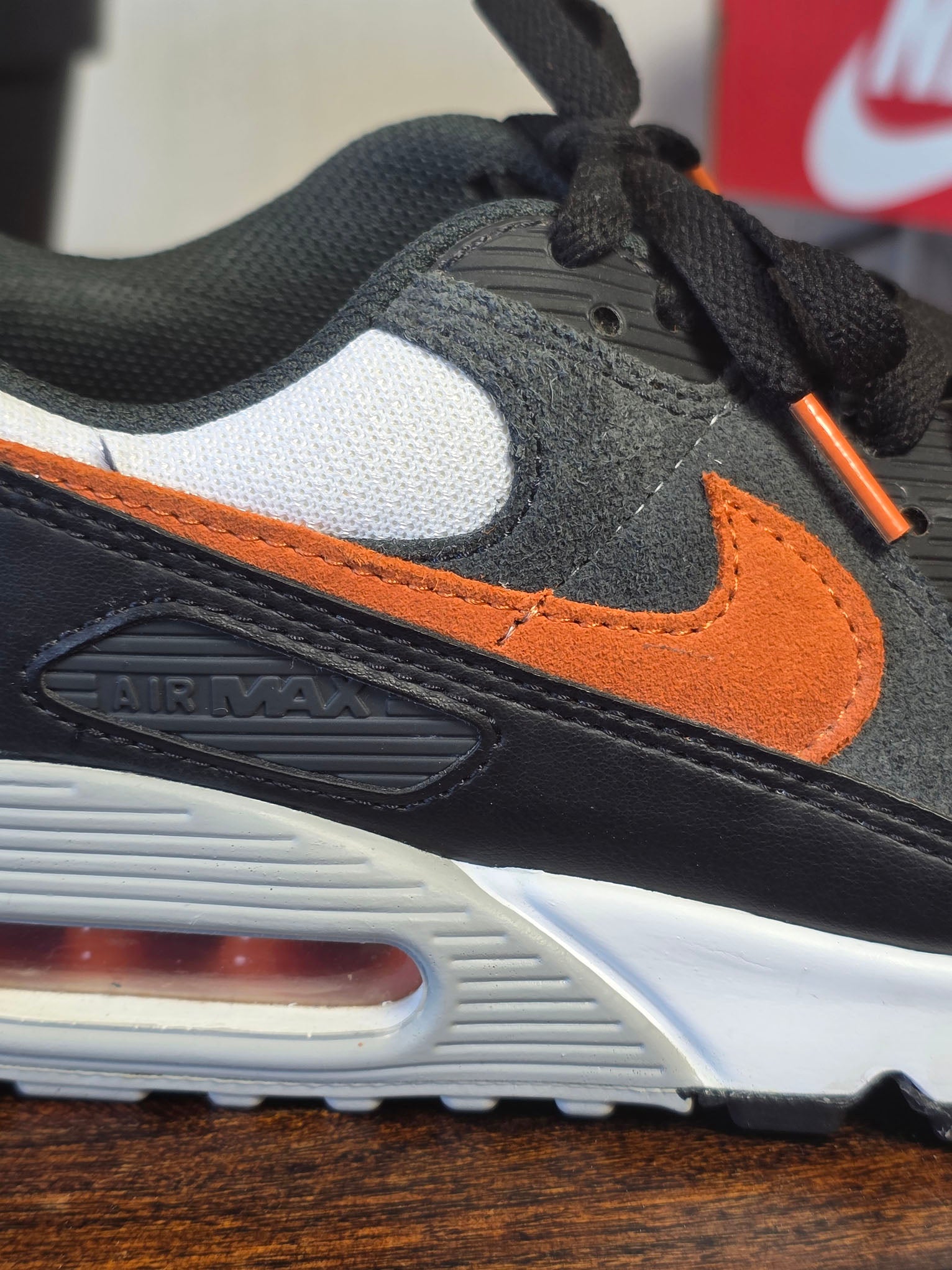 Nike Air Max 90 White Starfish Black maat 42