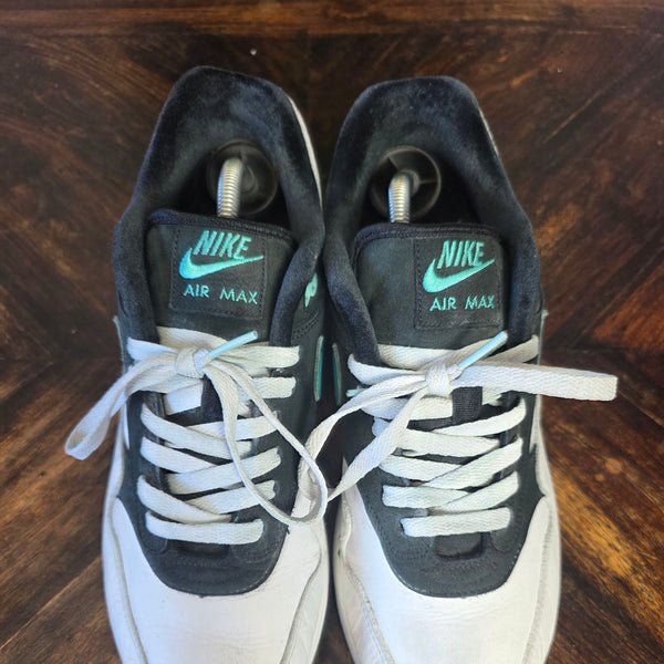 Nike Air Max 1 White Black Blue maat 44,5
