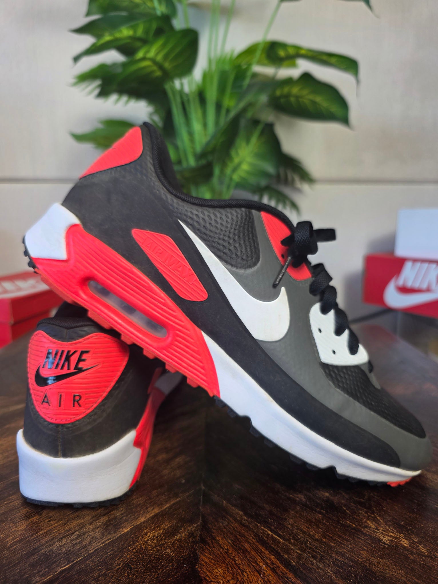 Nike Air Max 90 Golf Iron Grey Infra Red 23 maat 48,5