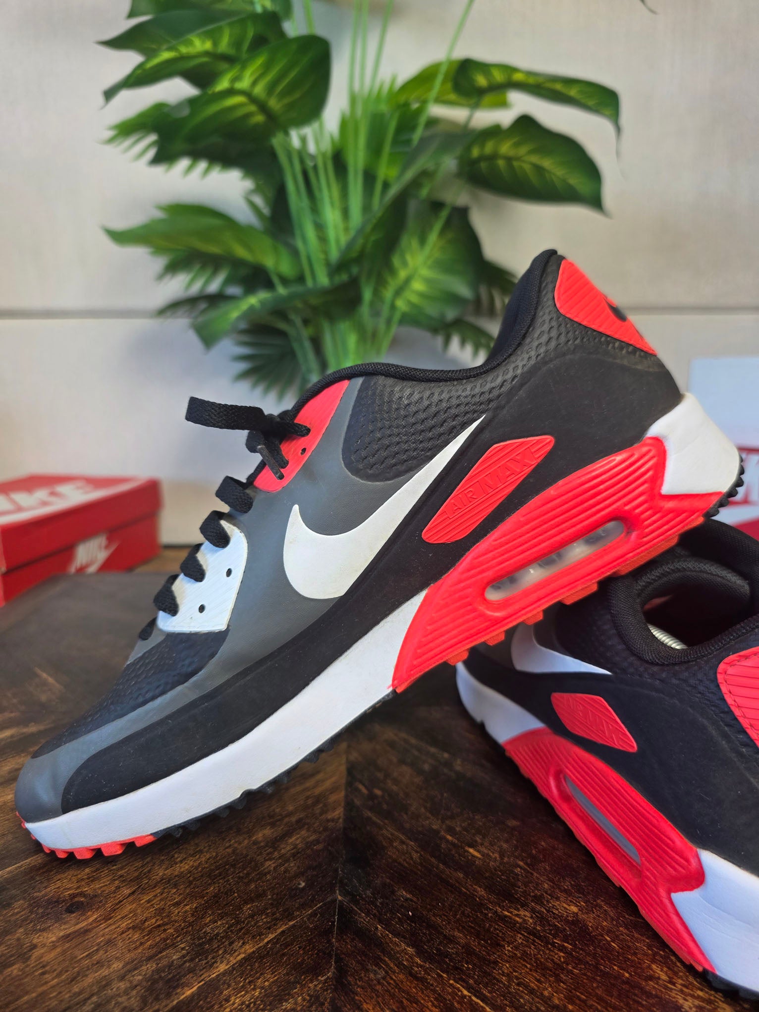 Nike Air Max 90 Golf Iron Grey Infra Red 23 maat 48,5