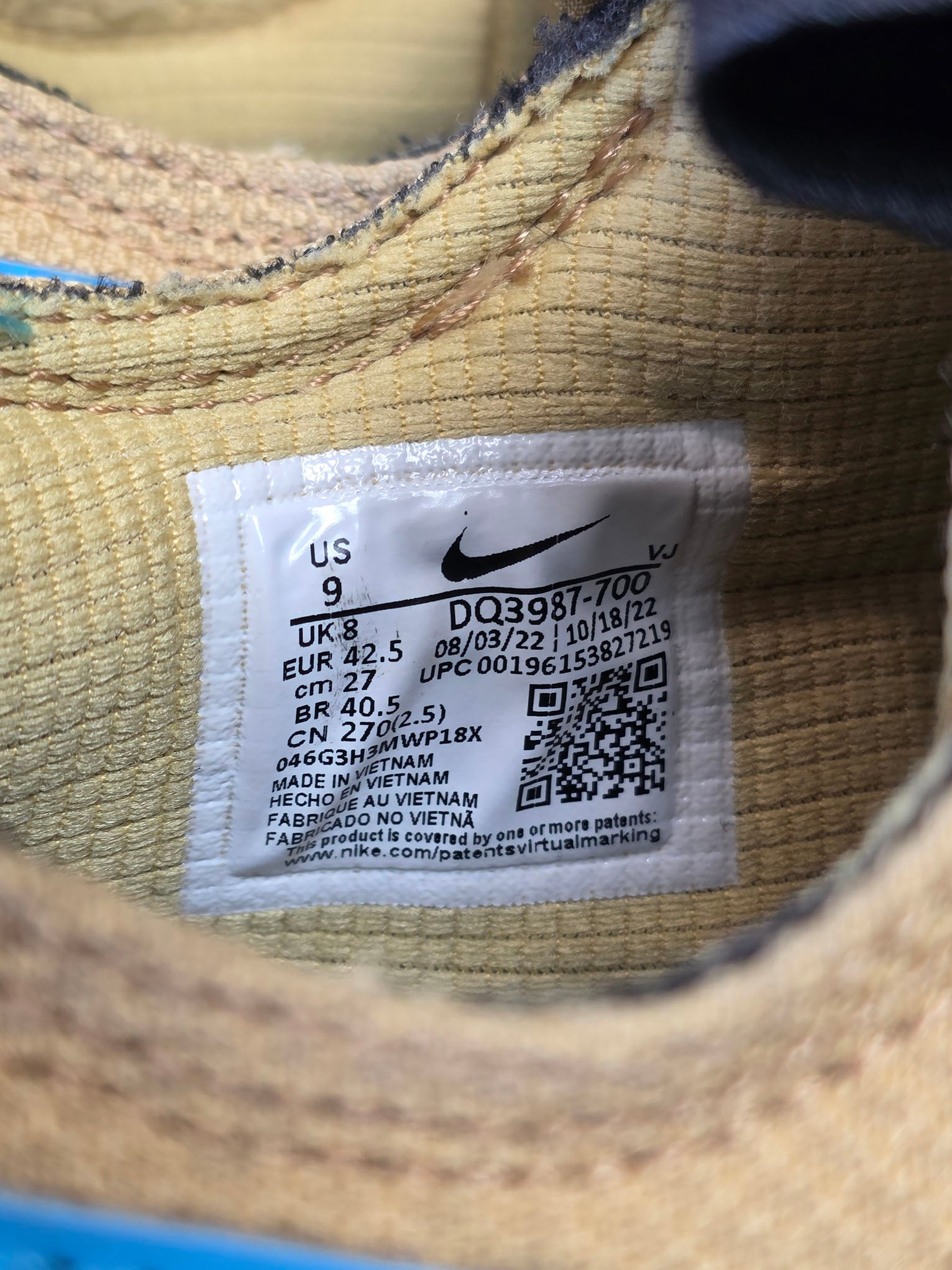 Nike Air Max 90 Terrascape Wheat Gold maat 42,5