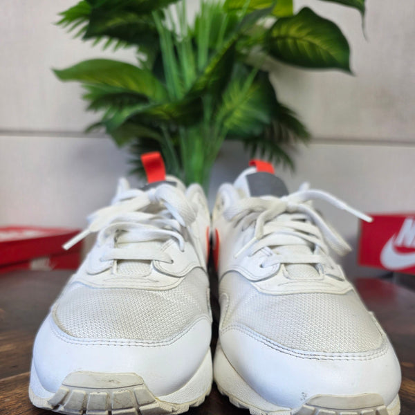 Nike Air Max 1 Tongue Tab White Team Orange maat 46