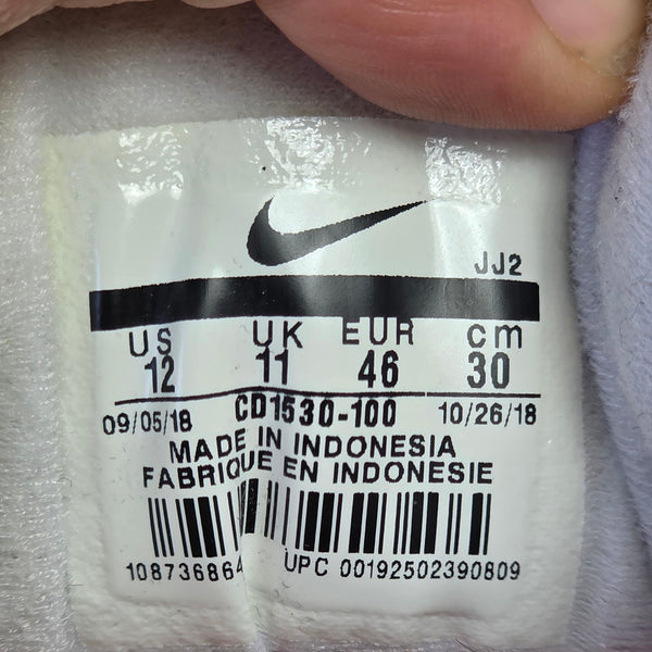 Nike Air Max 1 Tongue Tab White Team Orange maat 46