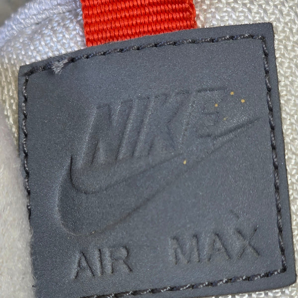 Nike Air Max 1 Tongue Tab White Team Orange maat 46
