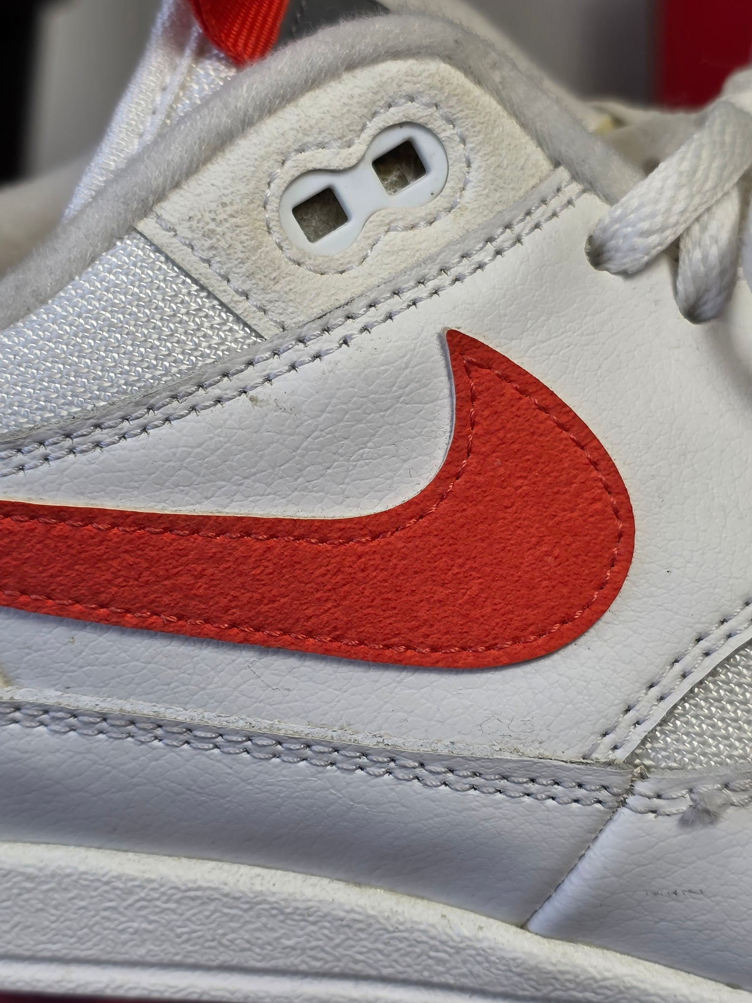 Nike Air Max 1 Tongue Tab White Team Orange maat 46