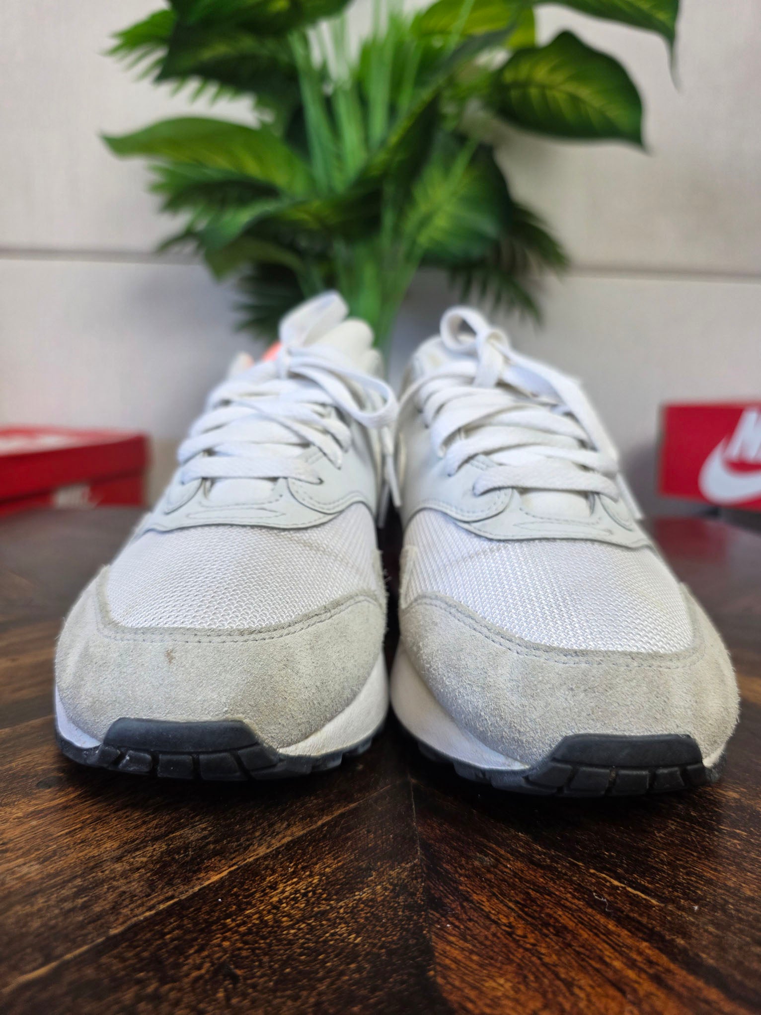Nike Air Max 1 Pure Platinum Orange maat 42,5