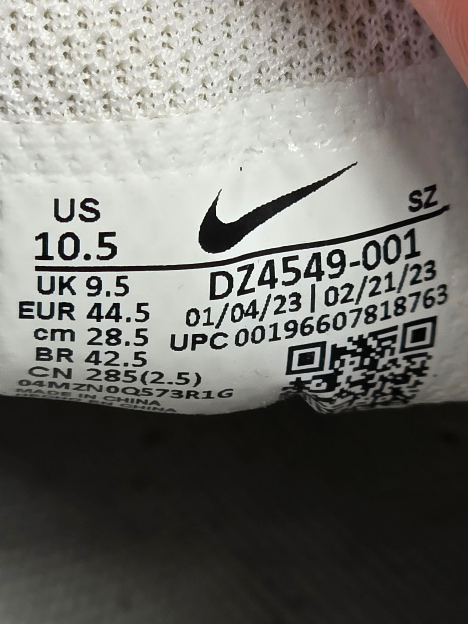Nike Air Max 1 SC Clear Jade maat 44,5