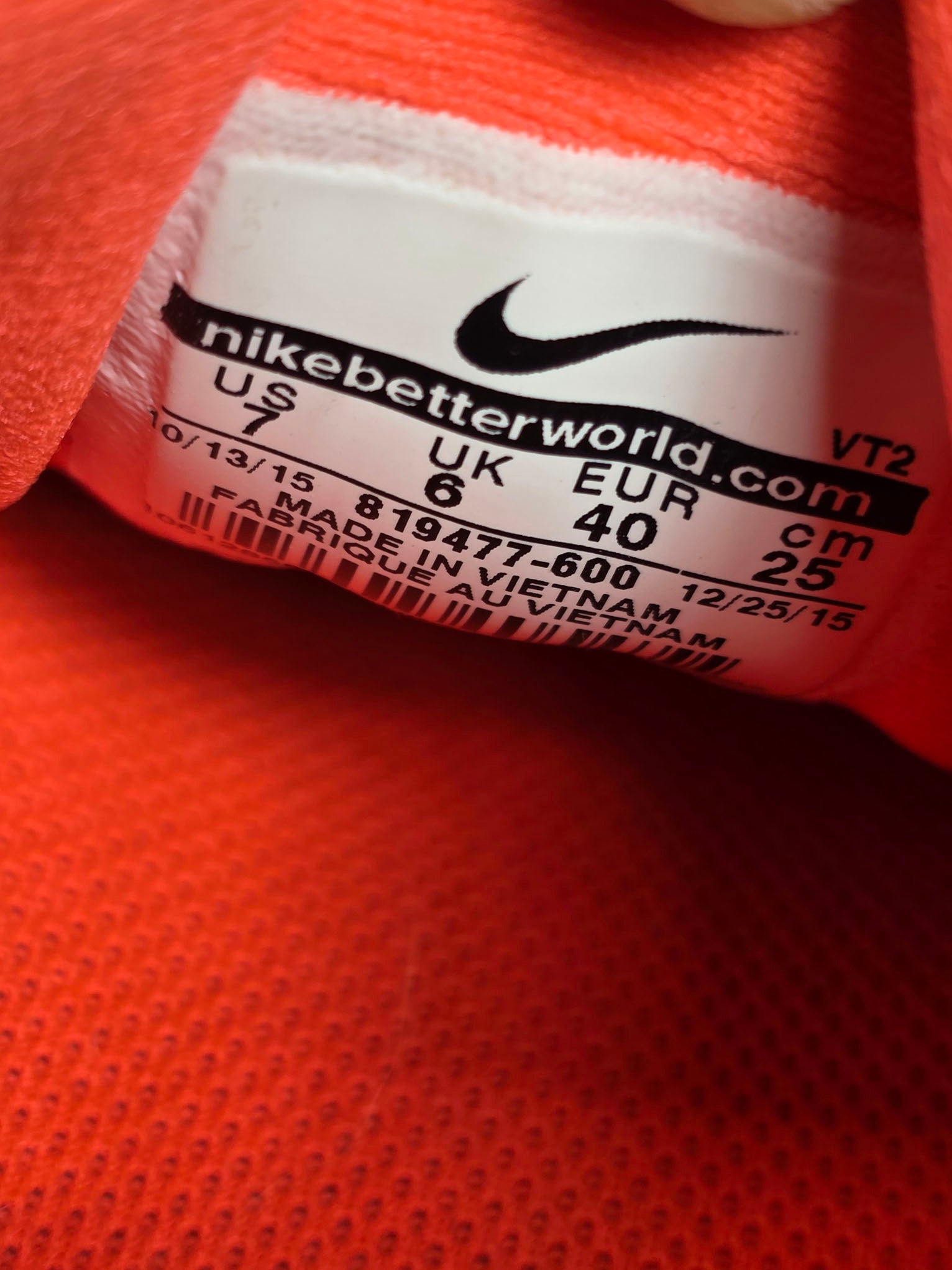 Nike Air Max 90 Ultra Moire "Bright Crimson" maat 40