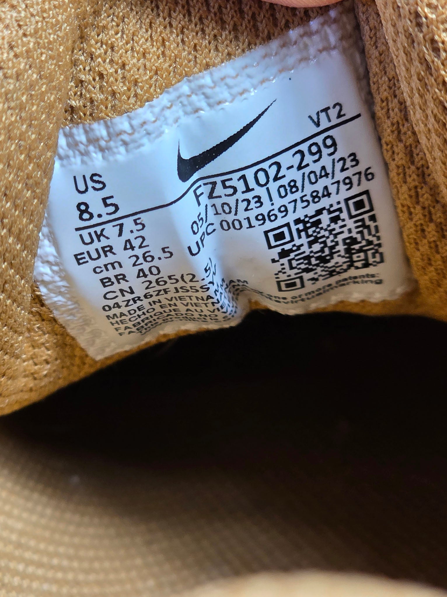 Nike Air Max 90 Wheat maat 42