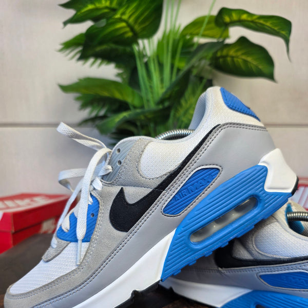 Nike Air Max 90 Pure Platinum Photo Blue maat 45